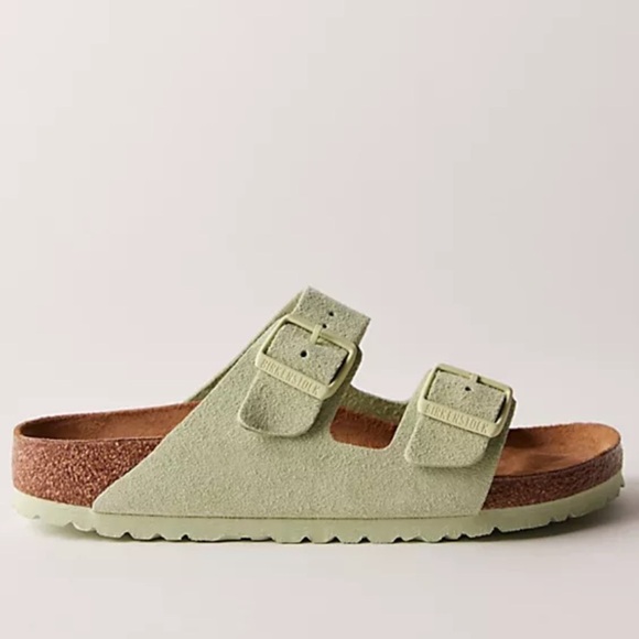 NWT! BIRKENSTOCK Suede Soft Footbed Sandals! - Picture 6 of 16